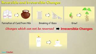 Changes Around Us Class 6 Science  Reversible and Irreversible Changes [upl. by Beisel793]