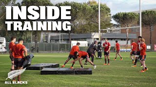 EXCLUSIVE Inside All Blacks Training Rome [upl. by Churchill441]