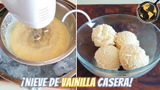 El secreto para hacer Nieve Casera fácil y perfecta  Cocina Universal [upl. by Kcin279]