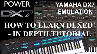 How To Learn Dexed Part 1  Unboxing and Comparing Yamaha DX7 Synthesizer Parameters [upl. by Pallaton701]