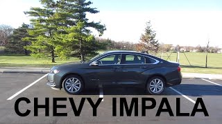 2018 Chevy Impala LT V6  review walk around and test drive  100 rental cars [upl. by Enrique]