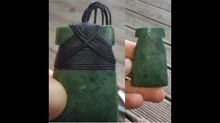 How I Bind a Pounamu Hei Toki [upl. by Immanuel808]