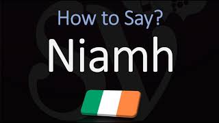 How to Pronounce Niamh CORRECTLY Irish Names Pronunciation [upl. by Maillw]