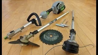 How to Attach Brush Cutter Blades to your EGO Trimmer [upl. by Hoover]