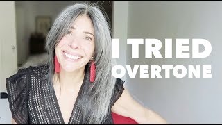 Overtone How to tone yellow hair from gray hair  Elisa Berrini Gómez [upl. by Nona]