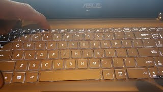 How to Turn OnOff Keyboard Back light And Screen Brightness Asus Laptops [upl. by Herodias]