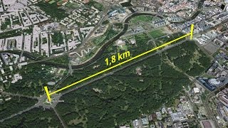 Google Earth Tipp  Entfernungen messen [upl. by Shandeigh743]