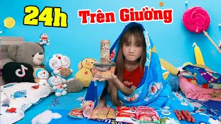 Thử Thách 24h Sống Trên Giường  Vê Vê Channel [upl. by Faye]