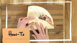 HowTo Wraps falten  Anleitung  MAGGI Kochstudio [upl. by Karlotte]