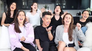 Harmonizing Challenge ft Cimorelli [upl. by Nodlehs]