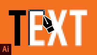 3 Ways to Convert Text to Vector Adobe Illustrator [upl. by Meldon]