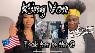 African European Mom Reacts  King Von  Took her to the O I told her that he died at the end 🥺 [upl. by Eirrotal]