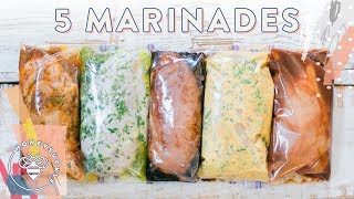 5 EASY DIY Chicken Marinades  3 Meal Ideas  HONEYSUCKLE [upl. by Trefler]