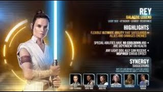 How to Easily Beat Tier 1 and 2 of the Galactic Legend Rey Event  SWGOH Star Wars Galaxy of Heroes [upl. by Skrap855]