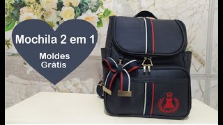 COMO FAZER UMA MOCHILA 2 EM 1 parte 1 [upl. by Eiral]