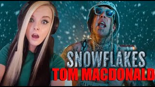 Tom Macdonald  Snowflakes Official Video REACTION [upl. by Yezdnil]