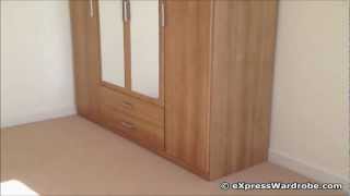 ReadytoAssemble 2 doors 3 doors 4 doors Flatpack Wardrobe Designs with Drawers [upl. by Tilagram]