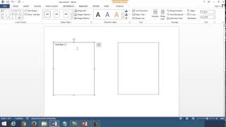 Linking Text Boxes in Microsoft Word [upl. by Aihsemak]