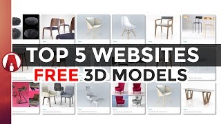 Top 5 Websites for FREE 3D Models [upl. by Layol]