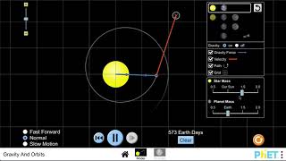 PhET Lab  Gravity and Orbits [upl. by Grimonia545]