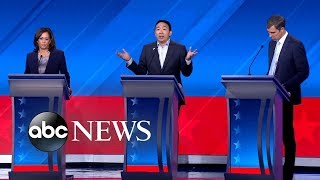 Democratic candidates debate Education  ABC News [upl. by Onahpets734]