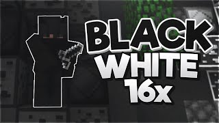 Black and White 16x  Minecraft PVP Texture Pack 189 [upl. by Eemia]