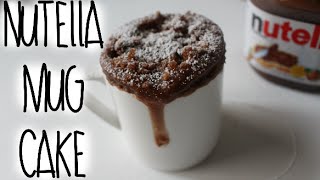 NUTELLA MUG CAKE RECIPE [upl. by Alexa]