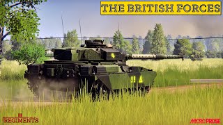 The BRITISH Forces  REGIMENTS Gameplay [upl. by Swithbart]