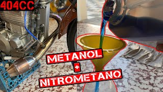 METANOL Y NITROMETANO PARA LA MOTO COMO SUENAPERREMOTOVLOG [upl. by Zetram]