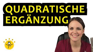 QUADRATISCHE ERGÄNZUNG – Parabel in Scheitelpunktform umwandeln binomische Formel [upl. by Bergmann]