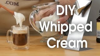 DIY whipped cream in 60 seconds [upl. by Okir]