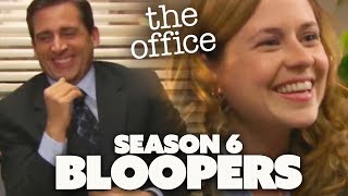 Season 6 BLOOPERS  The Office US  Comedy Bites [upl. by Lehcsreh]