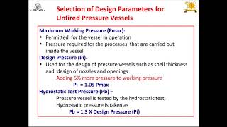 Design of Pressure Vessel UnfiredPart1 [upl. by Rosabella]