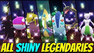 ALL SHINY LEGENDARIES in Pokemon Brilliant Diamond and Shining Pearl [upl. by Inama818]