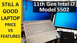 DELL Inspiron 15 5000 5502 11th Gen i7 Iris Xe Graphics SSD Unboxing Specifications Laptop [upl. by Eiramlirpa]