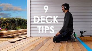 9 Tips for Building a Perfect Deck [upl. by Nanfa115]