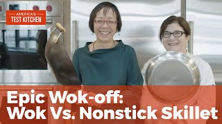 An Epic Wokoff Wok Vs Nonstick Skillet [upl. by Arit]