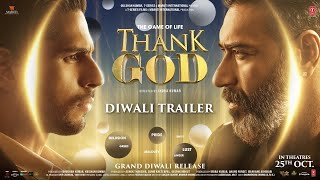 Thank God Diwali Trailer Ajay Devgn Sidharth Malhotra Rakul  Indra Kumar  Bhushan Kumar [upl. by Alinna270]