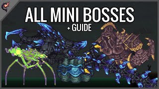 Calamity Mod All Mini Bosses  Guide [upl. by Ydnab870]