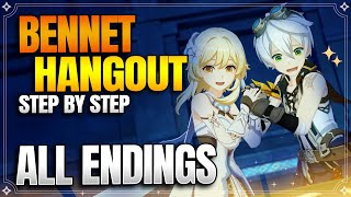 Bennet Hangout Event All Endings  Achievements 【Genshin Impact】 [upl. by Lav]