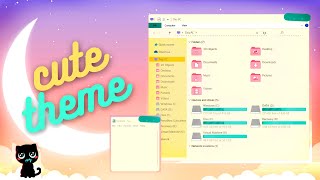 How to Super Cute ✦⭒ Windows Theme ⭒✦  Aesthetics for your Laptop [upl. by Aztin557]