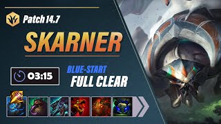 Reworked Skarner Jungle Clear Guide Patch 147 [upl. by Cristionna]