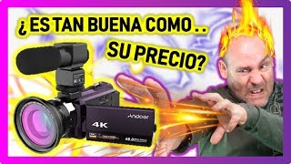 🎥 CAMARA ANDOER 4K 1080P 48MP WiFi  la ponemos a prueba [upl. by Donni]