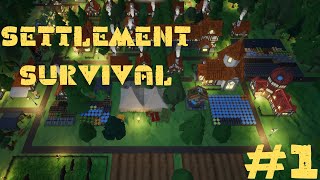 Settlement Survival A New Beginning  Gameplay Walkthrough [upl. by Iatnohs]