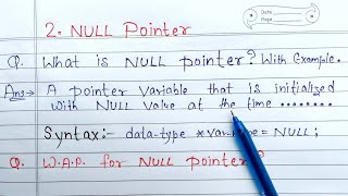 NULL Pointer in C with example  what is null pointer  Learn Coding [upl. by Hasina]