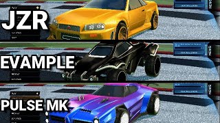 Freestyler’s Car Designs  EVAMPLE JZR PULSE MK  Best Rocket League Car Designs 2021 [upl. by Hosbein]