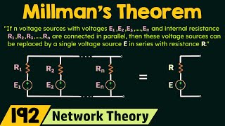 Millmans Theorem [upl. by Clauddetta]