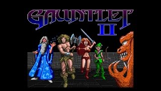 Gauntlet 2 Atari 1986  Arcade Intro [upl. by Placidia]