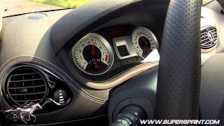 CLIO III GT Gordini 16  Supersprint exhaust sound  Onboard [upl. by Arvin]