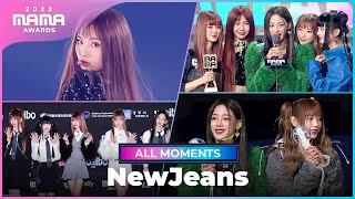 2022MAMA NewJeans 뉴진스  All Moments [upl. by Talich]